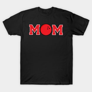 Bowling Mom Red T-Shirt